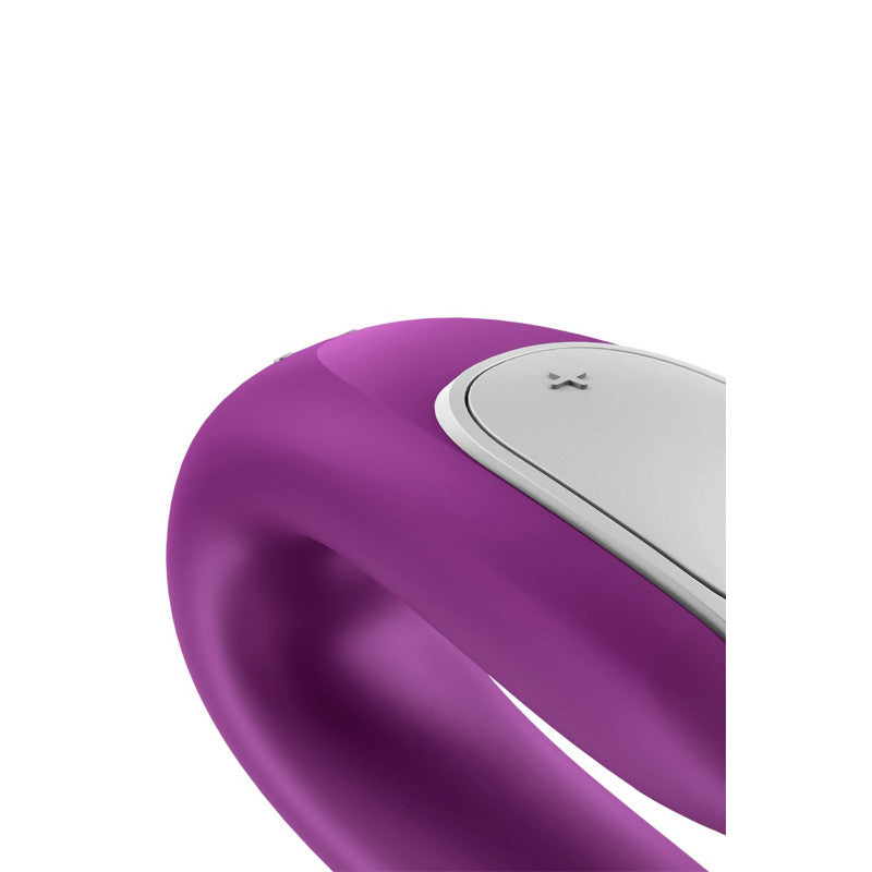 Satisfyer Double Fun – Vibromasseur couple connecté, télécommande – photo 3