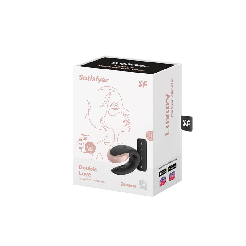Satisfyer Double Love – Vibromasseur couple connecté, télécommande – photo 2