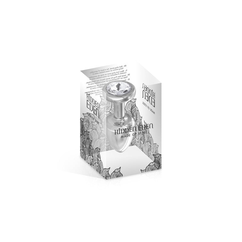 Hidden Eden Dream – Plug bijou argent, cristal, taille XS – photo 2
