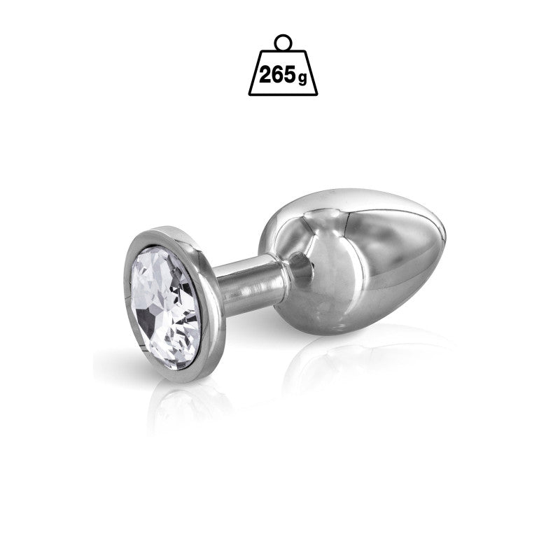 Hidden Eden Faith – Plug bijou en acier, cristal, taille M – photo 1