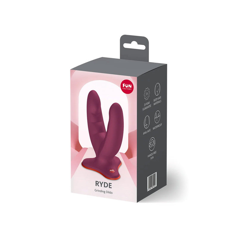 Fun Factory Ryde – Dildo double à ventouse, stimulation interne et externe – photo 7
