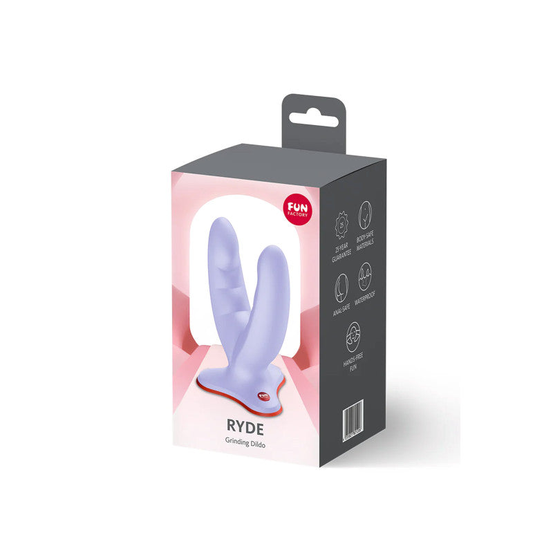 Fun Factory Ryde – Dildo double à ventouse, stimulation interne et externe – photo 2
