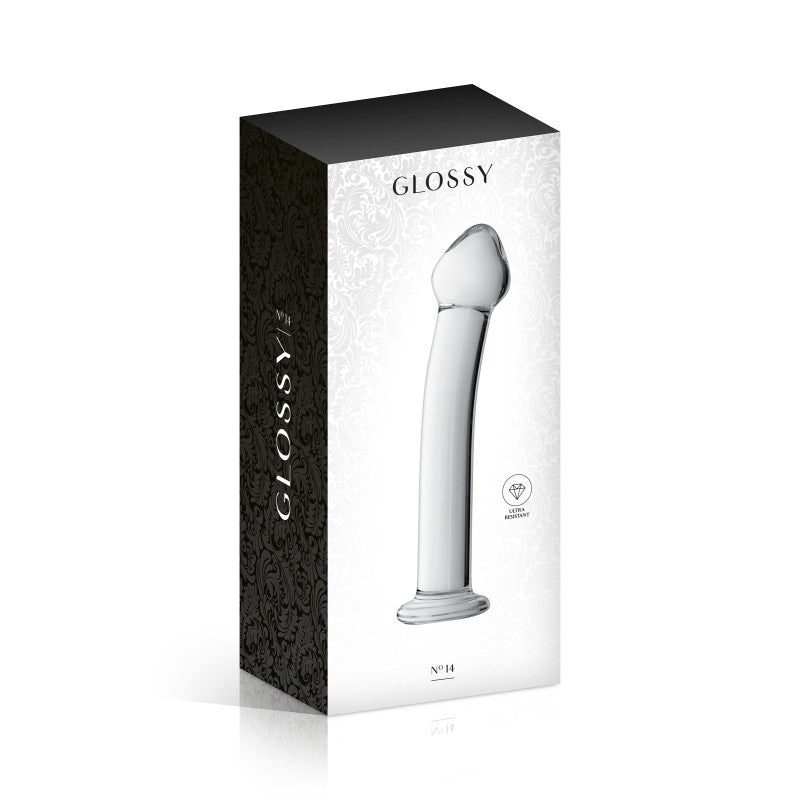 Glossy Toys n°14 – Gode point G en verre à tête large, 17,5 cm – photo 2