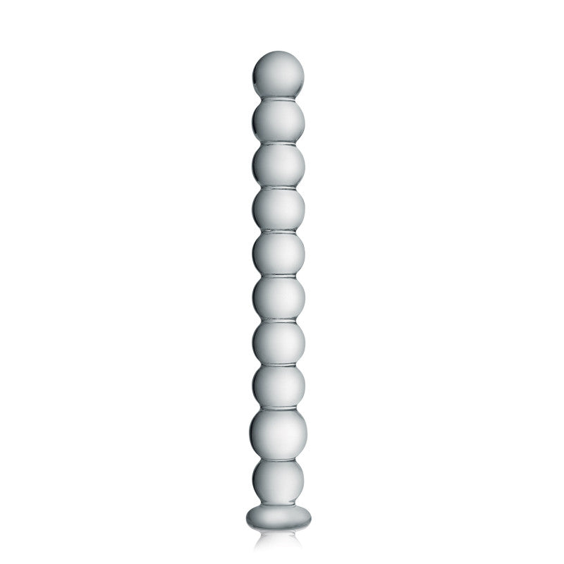 Glossy Toys n°18 – Chapelet anal en verre à boules, 24 cm – photo 1