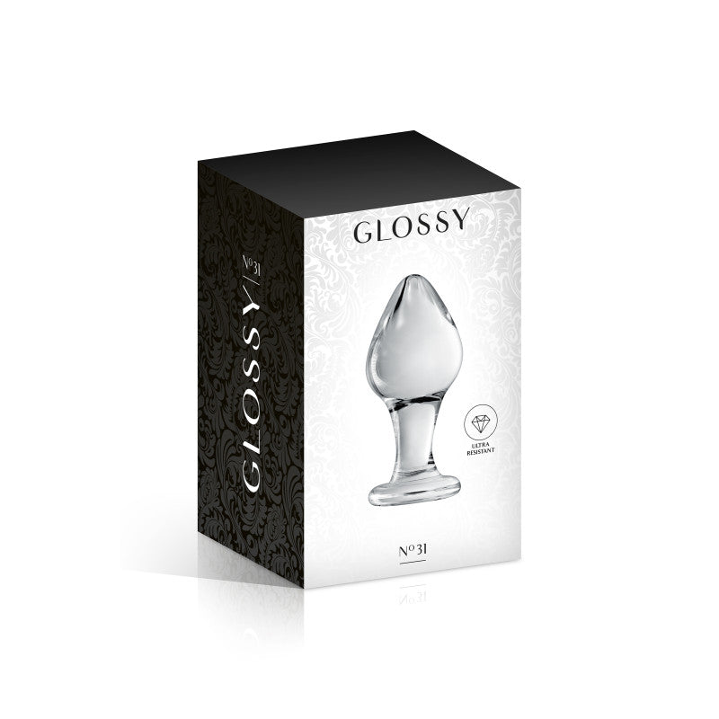 Glossy Toys n°31 – Plug anal en verre, diamètre 4,3 cm – photo 2