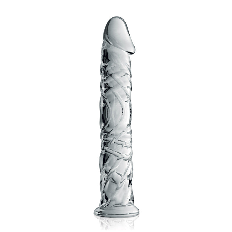 Glossy Toys n°4 – Gode réaliste en verre, 16,5 cm – photo 1