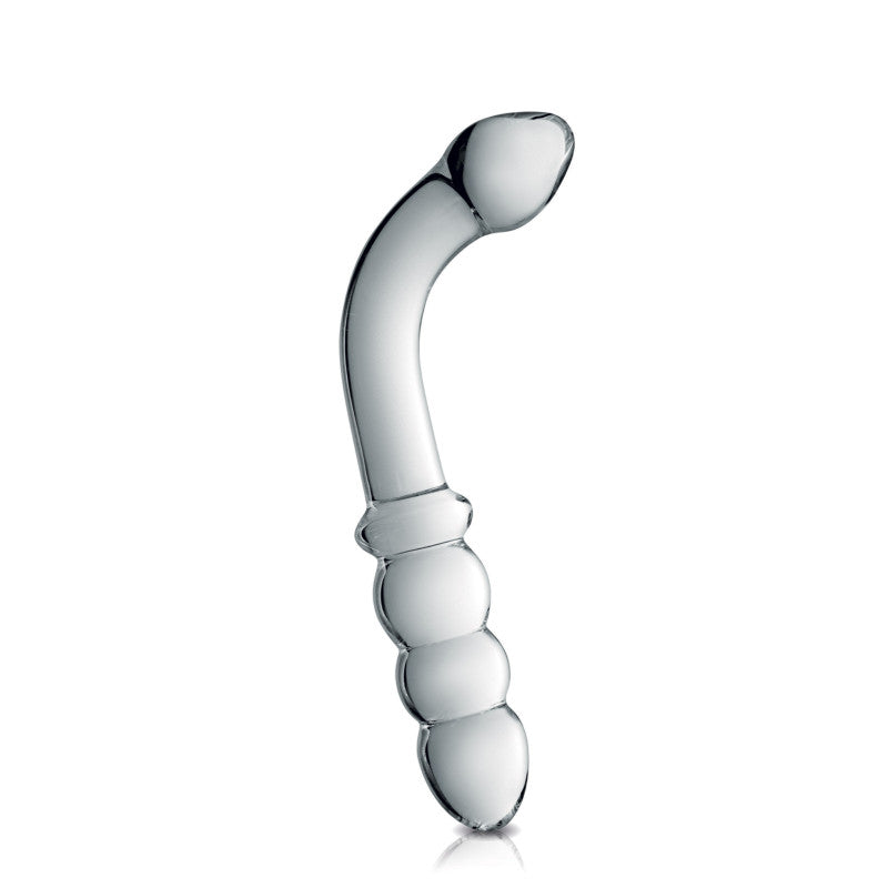 Glossy Toys n°8 – Double gode en verre point G et anal, 22 cm – photo 1