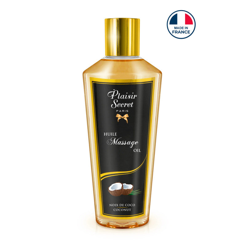 Plaisir Secret Noix de coco – Huile de massage sèche 100 % végétale, 250 ml – photo 1