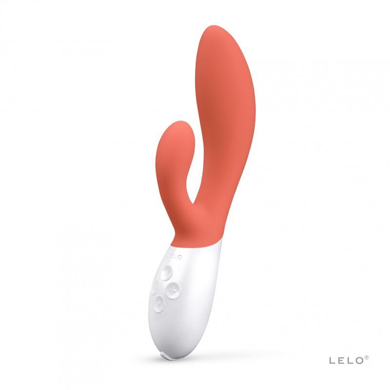 LELO Ina 3 – Vibromasseur rabbit double stimulation – Corail – vue produit 1