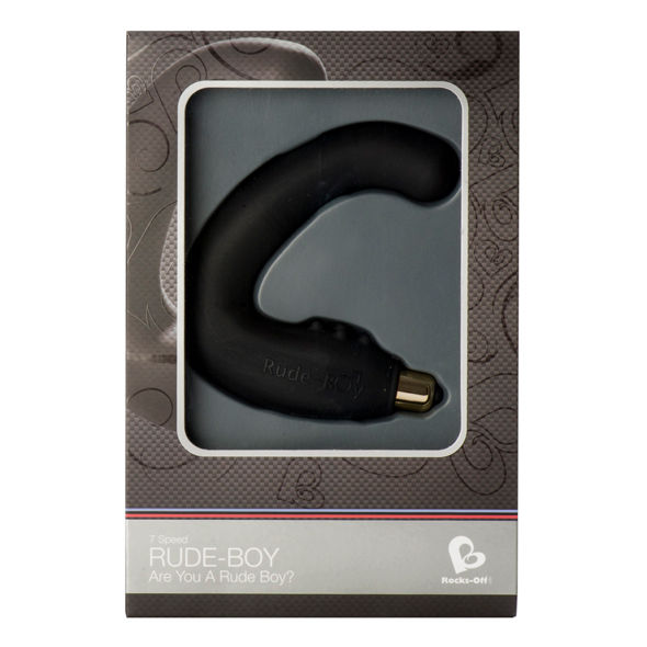 Rocks-Off Rude-Boy Mle g-Spot Massager 7 Vitesses Noir — vue 2