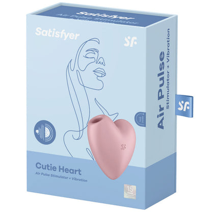 Satisfyer Cutie Heart — Stimulateur et vibromasseur rose — vue officielle Dreamlove 3