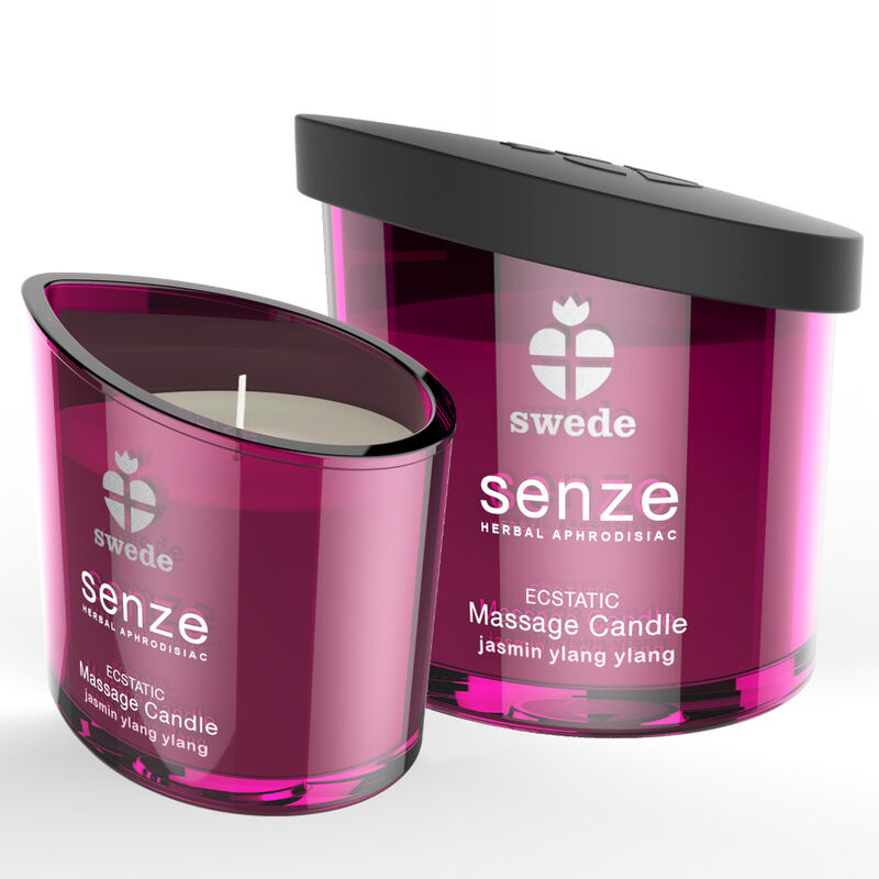 Swede – Bougie de massage exstatique senze - jasmin, ylang ylang – vue produit 1