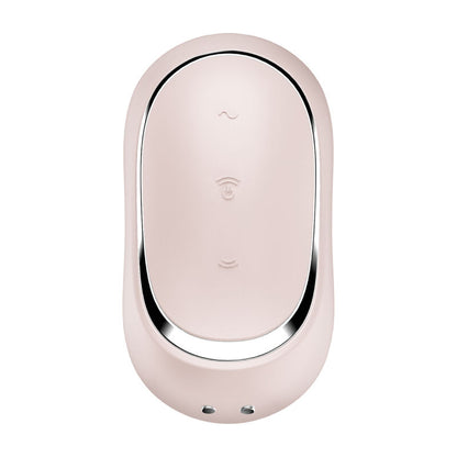 Satisfyer — Stimulateur et vibrateur double Air Pulse pro to go 2 beige — vue officielle 4