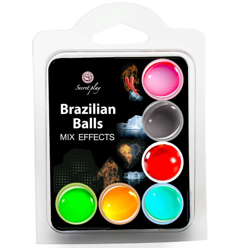 Secretplay Cosmetic – Set 6 balles brésiliennes effet mix – vue produit 1