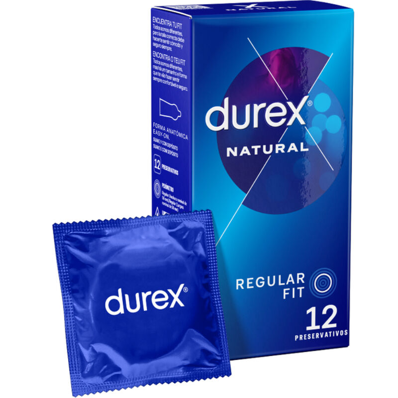 Durex Naturel Plus — préservatifs classiques, 12 unités — vue 1