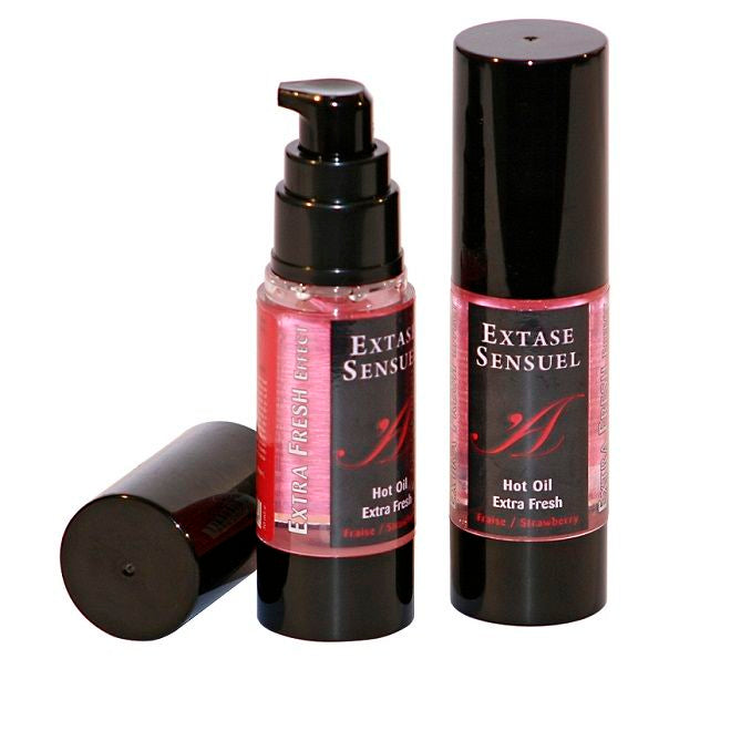 Extase Sensual – Huile de massage effet fraise extra fraîche 30 ml – vue produit 1