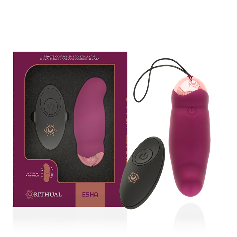 Rithual – Esha egg système de télécommande rotation + vibration – vue produit 2