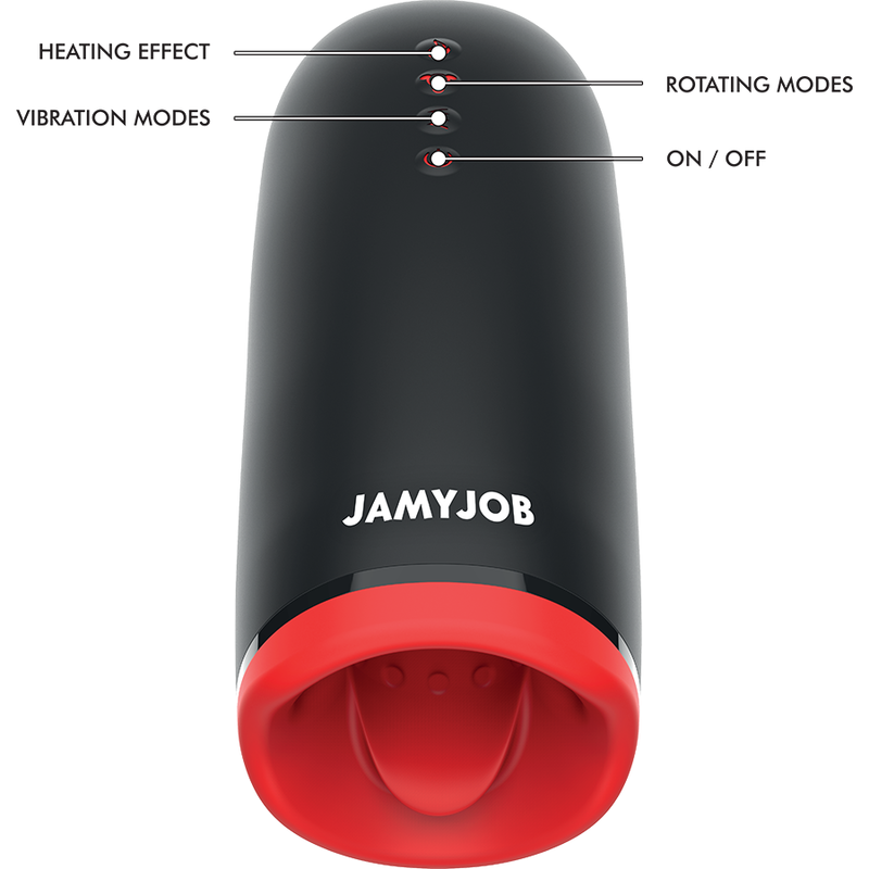 Jamyjob Spin-X – Masturbateur chauffant rotatif – vue produit 6