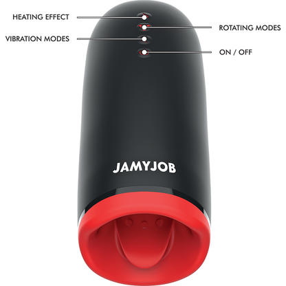Jamyjob Spin-X – Masturbateur chauffant rotatif – vue produit 6