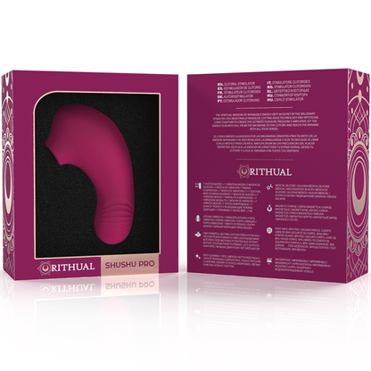 Rithual – Stimulateur de clitoris de poche shushu pro 2 puissants moteurs dorchidées – vue produit 6