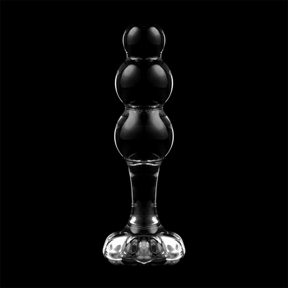 Nebula Series Modèle 1 — Plug anal en verre borosilicate — transparent — vue 7