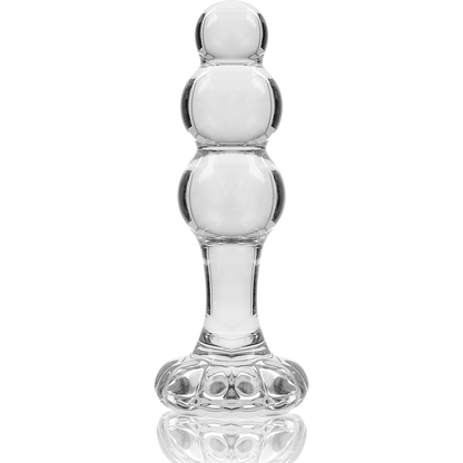 Nebula Series Modèle 1 — Plug anal en verre borosilicate — transparent — vue 5