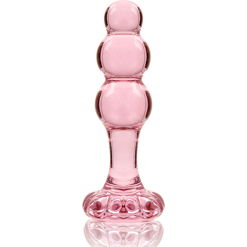 Nebula Series Modèle 1 – Plug anal en verre rose – vue produit 5