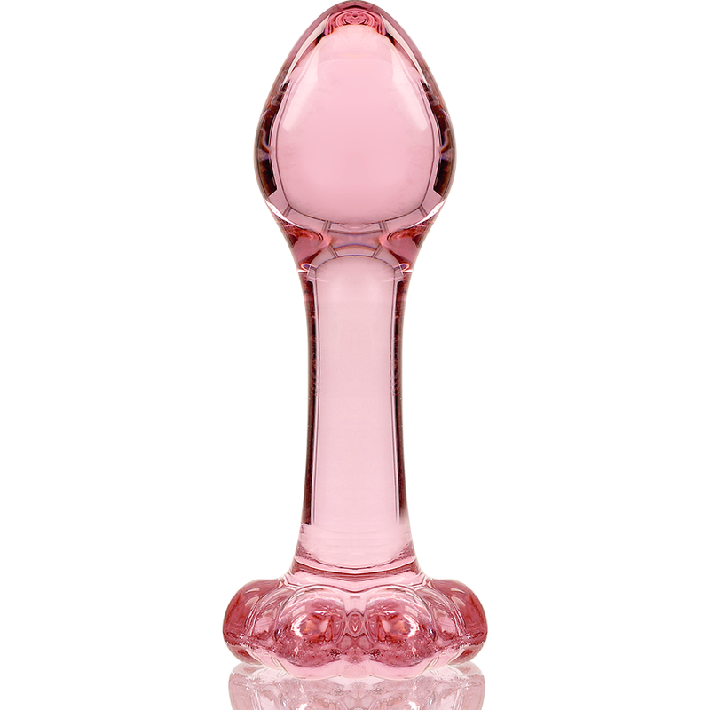 Nebula Series Modèle 2 — Plug anal en verre borosilicate — rose — vue 5