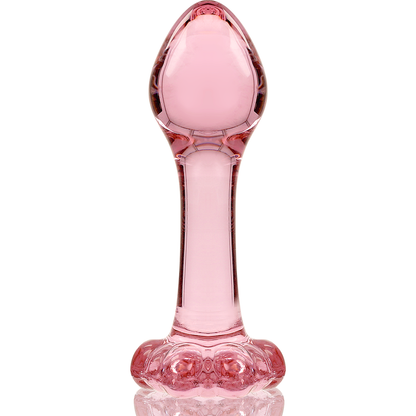 Nebula Series Modèle 2 — Plug anal en verre borosilicate — rose — vue 5