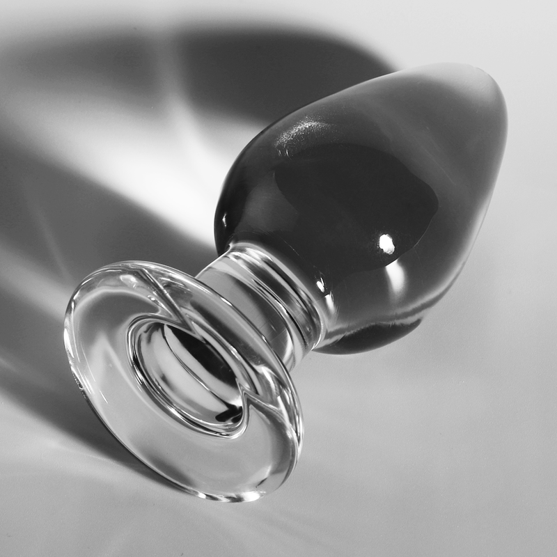 Nebula Series Modèle 3 — Plug anal en verre borosilicate — transparent — vue 1