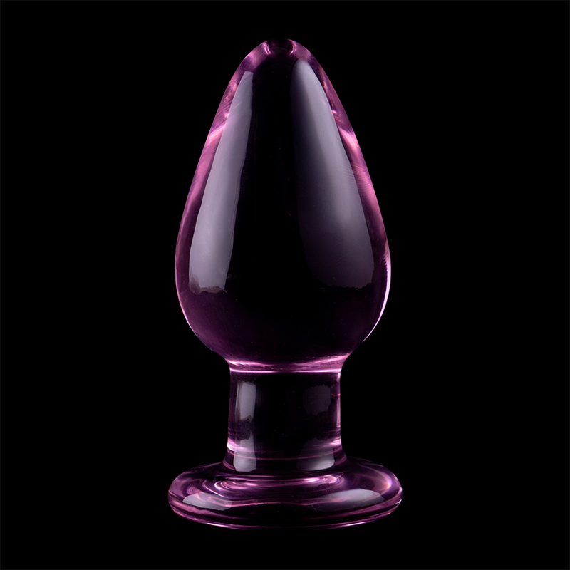 Nebula Series Modèle 3 — Plug anal en verre borosilicate — rose — vue 7
