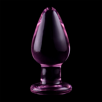 Nebula Series Modèle 3 — Plug anal en verre borosilicate — rose — vue 7