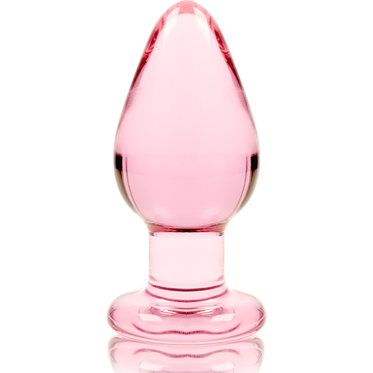 Nebula Series Modèle 3 — Plug anal en verre borosilicate — rose — vue 5