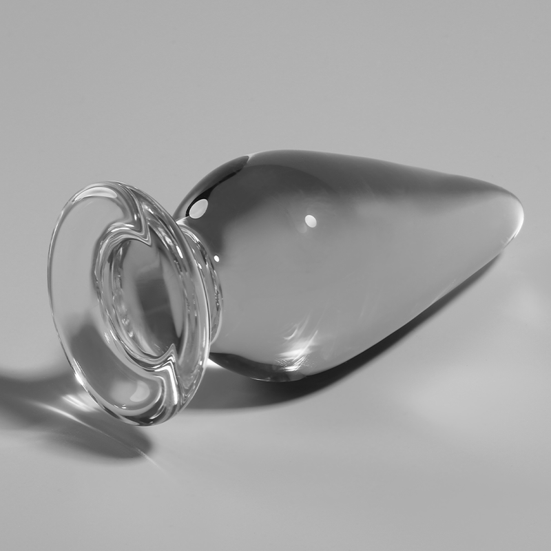 Nebula Series Modèle 4 — Plug anal en verre borosilicate — transparent — vue 1