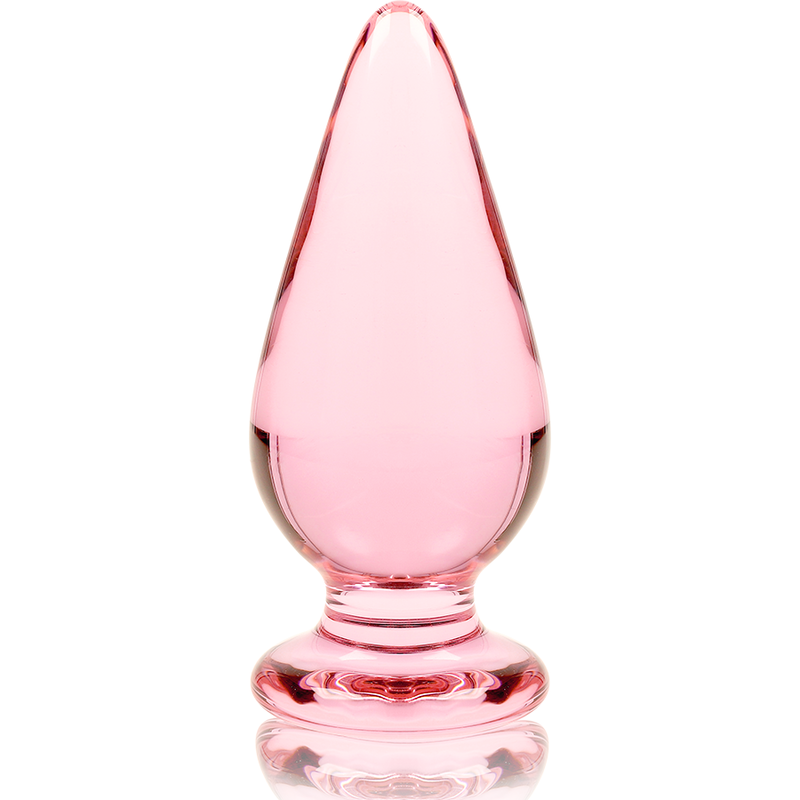 Nebula Series Modèle 4 — Plug anal en verre borosilicate — rose — vue 5