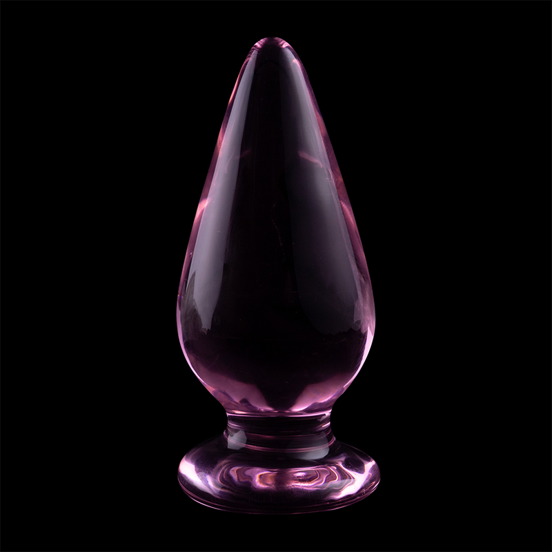 Nebula Series Modèle 4 — Plug anal en verre borosilicate — rose — vue 7