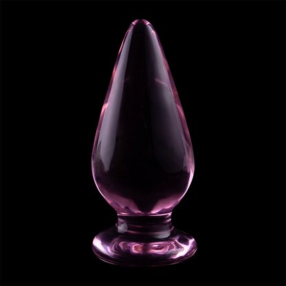 Nebula Series Modèle 4 — Plug anal en verre borosilicate — rose — vue 7