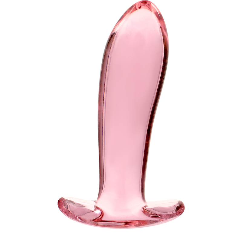 Nebula Series Modèle 5 — Plug anal en verre borosilicate — rose — vue 5