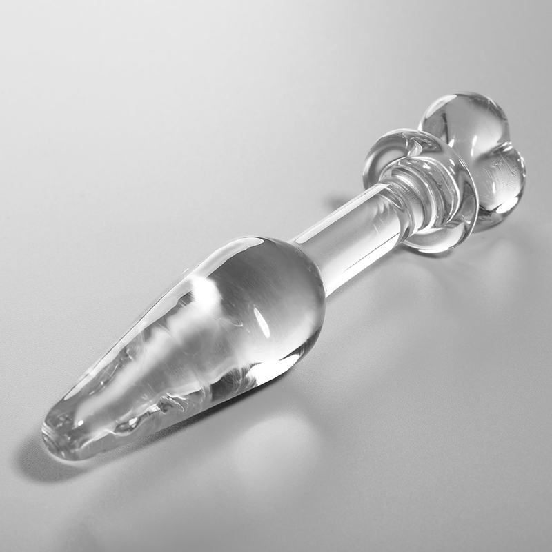 Nebula Series Modèle 7 — Plug anal en verre borosilicate — transparent — vue 1