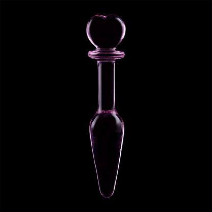 Nebula Series Modèle 7 — Plug anal en verre borosilicate — rose — vue 7