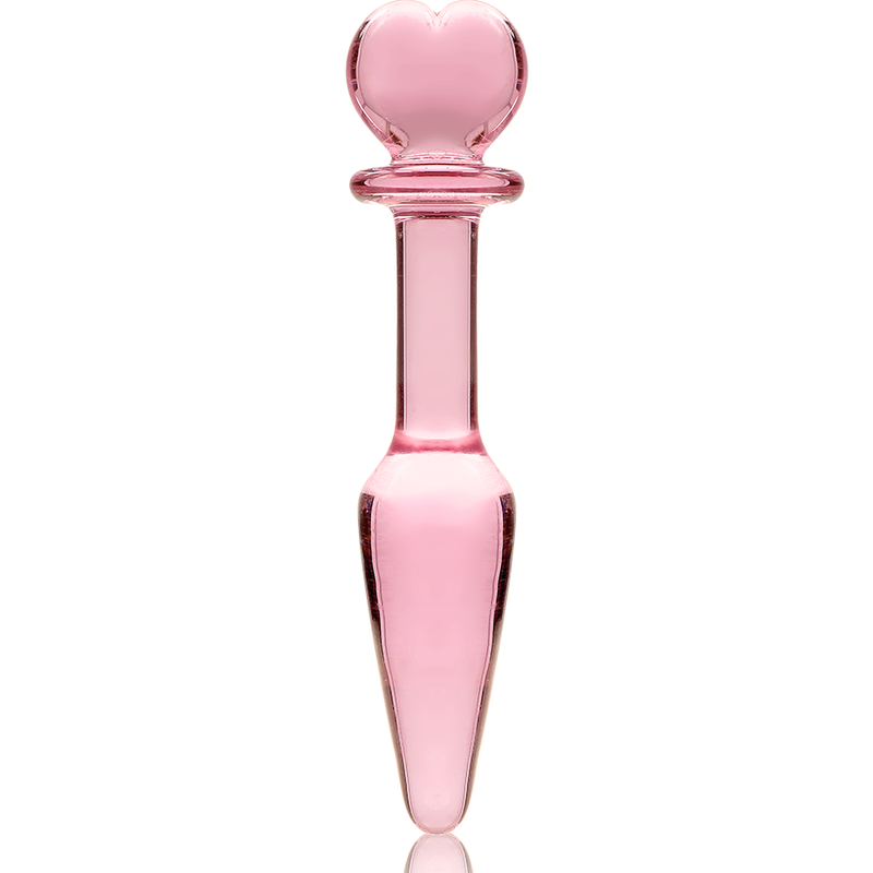 Nebula Series Modèle 7 — Plug anal en verre borosilicate — rose — vue 5