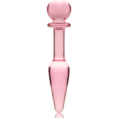 Nebula Series Modèle 7 — Plug anal en verre borosilicate — rose — vue 5