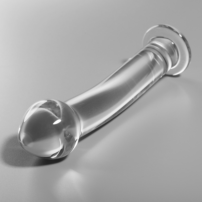Nebula Series Modèle 10 — Gode en verre borosilicate — transparent — vue 1