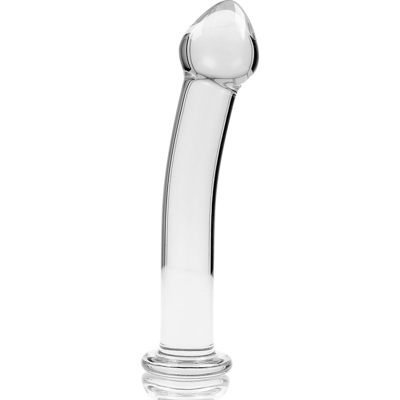 Nebula Series Modèle 10 — Gode en verre borosilicate — transparent — vue 5