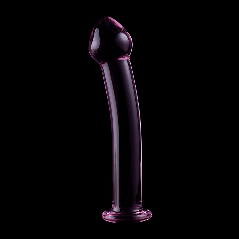Nebula Series Modèle 10 — Gode en verre borosilicate — rose — vue 7