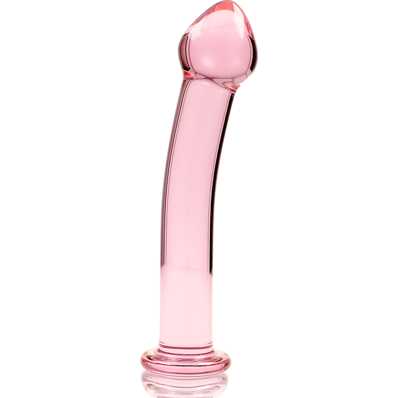 Nebula Series Modèle 10 — Gode en verre borosilicate — rose — vue 5