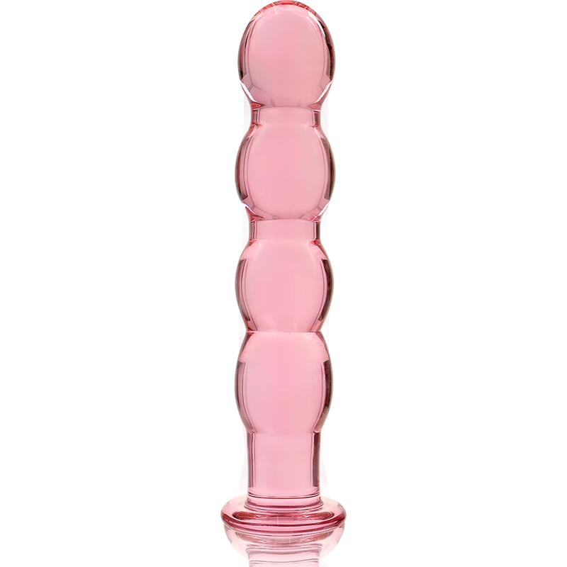 Nebula Series Modèle 11 — Gode en verre borosilicate — rose — vue 5