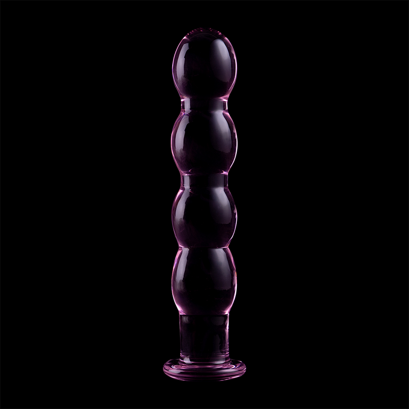 Nebula Series Modèle 11 — Gode en verre borosilicate — rose — vue 7