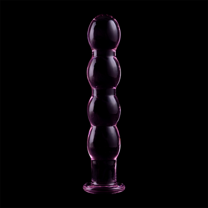 Nebula Series Modèle 11 — Gode en verre borosilicate — rose — vue 7