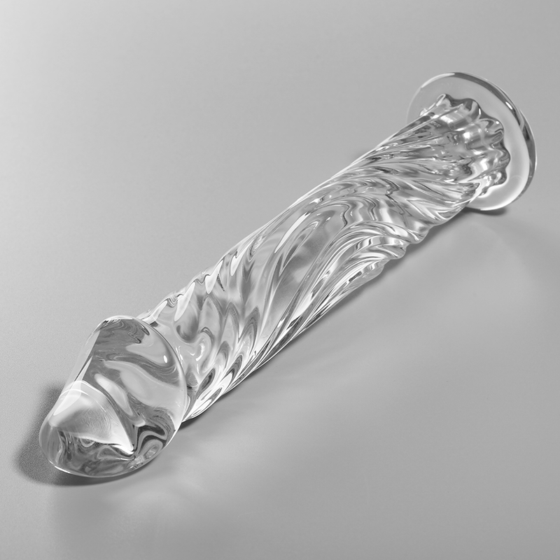 Nebula Series Modèle 12 — Gode en verre borosilicate — transparent — vue 1